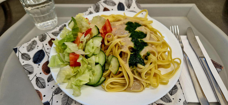 Tagliatelle mit Champignon Rahmsoße